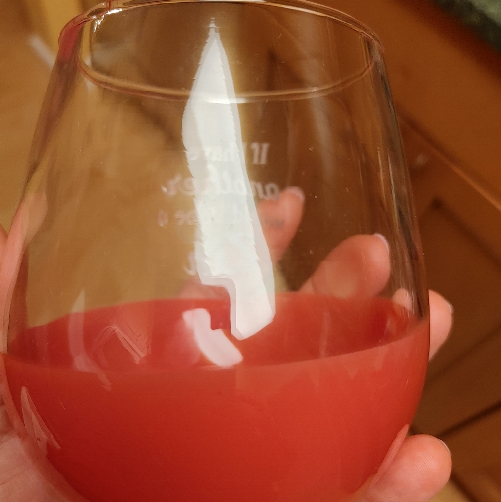New! "if I have another, it would be a Zin" wine glass - Picture 4 of 4